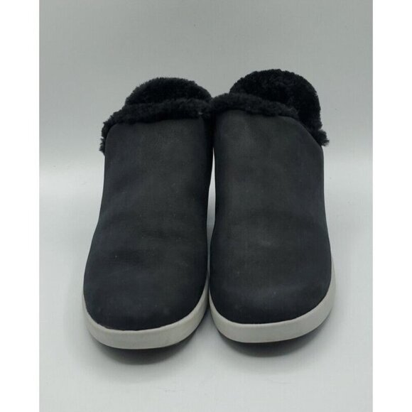 Olukai Malua Hulu Boots Women's Black Size 7 Shearling Lined Nubuck Leather - Picture 3 of 15